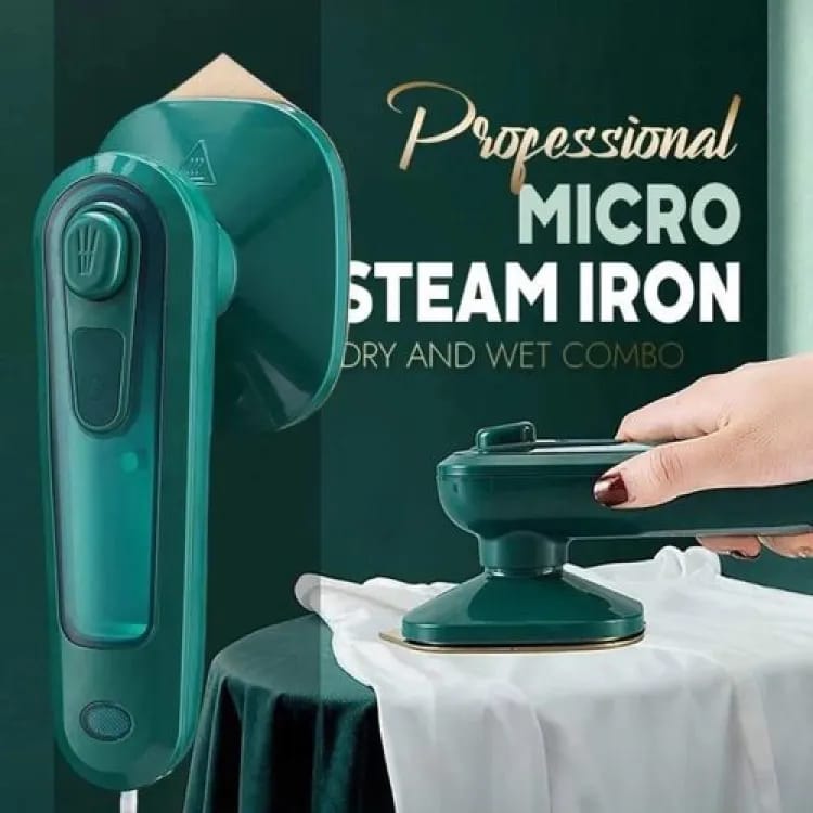 Portable Steam Iron – Compact Travel Clothes Steamer & Wrinkle Remover