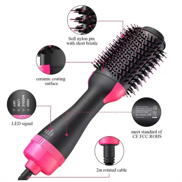 3-in-1 Hair Dryer & Styler – Dry, Smooth & Style in One