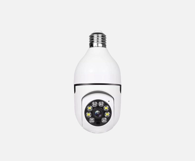 Smart Camera Bulb – 360° Security Camera & LED Light