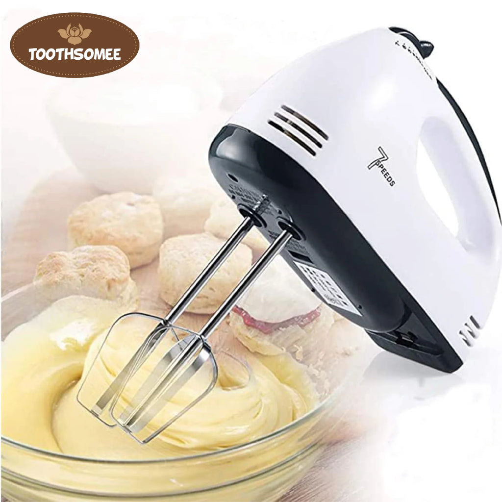 Electric Hand Mixer – 5-Speed Kitchen Beater for Effortless Mixing & Whisking