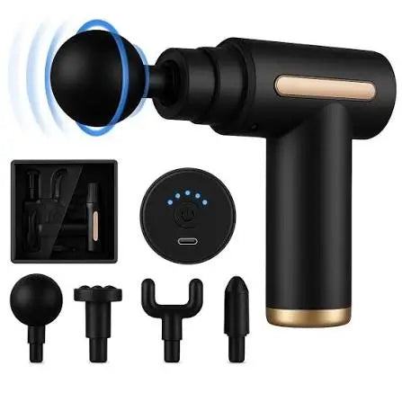 Mini Massage Gun with 4 Massage Attachments