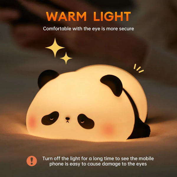 Cute Panda LED Night Lamp – Adorable Bedside & Kids’ Room Light