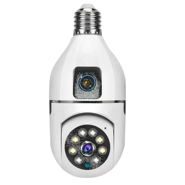 Smart Camera Bulb – 360° Security Camera & LED Light