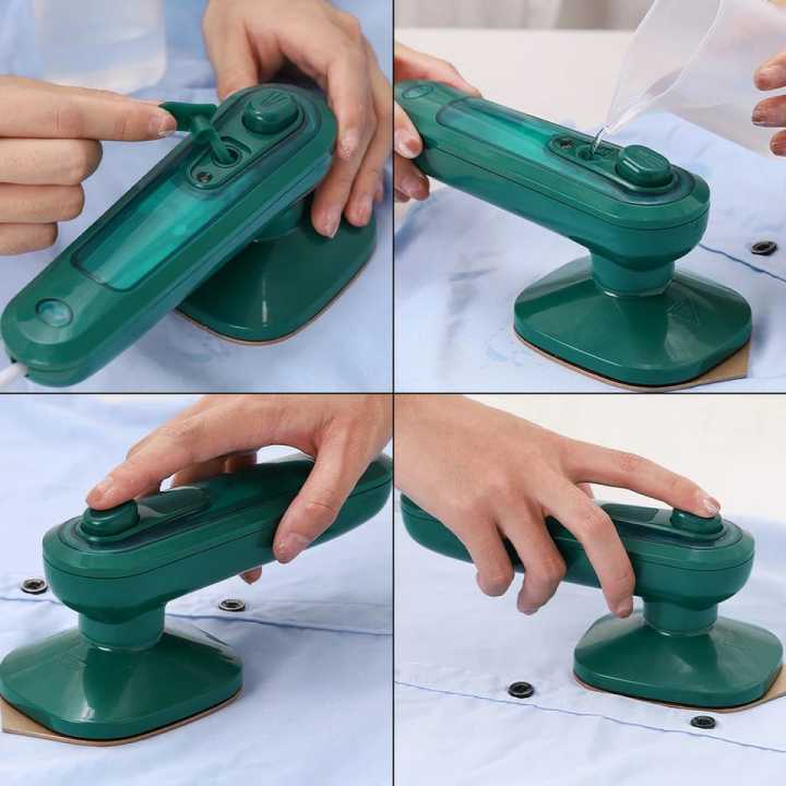 Portable Steam Iron – Compact Travel Clothes Steamer & Wrinkle Remover