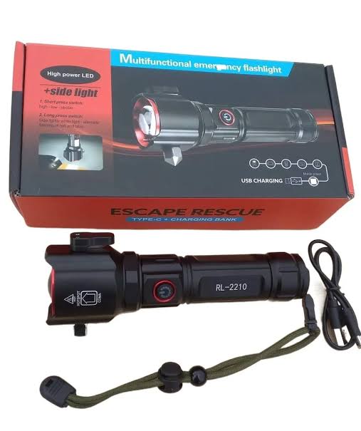 Super Bright Multifunctional Emergency Flashlight – Portable LED Light