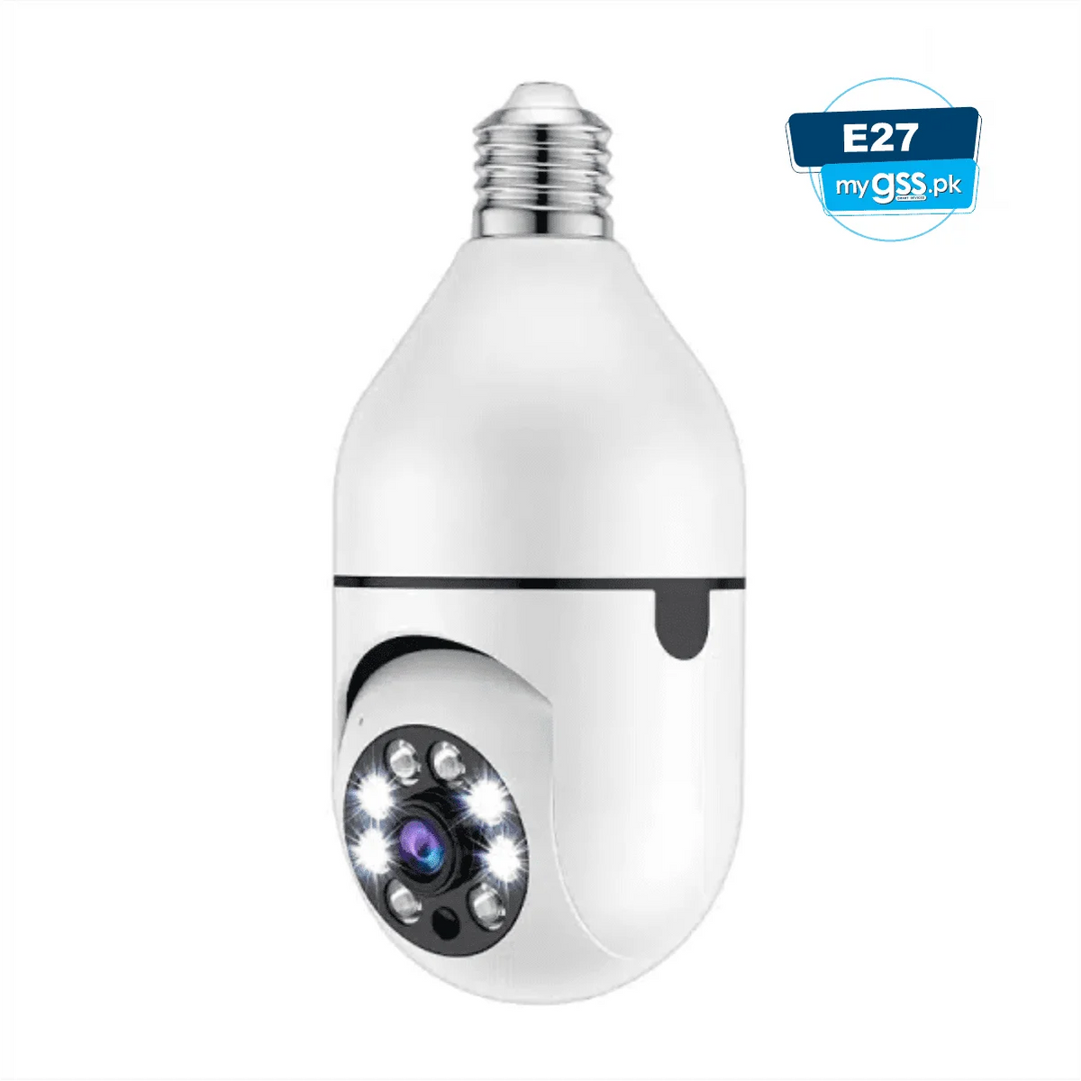 Smart Camera Bulb – 360° Security Camera & LED Light